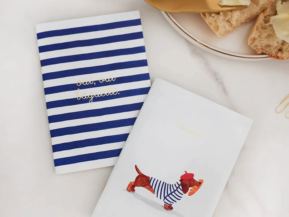 Lot de 2 carnets A6 - Duo Oui Baguette - ATWS - Image 5