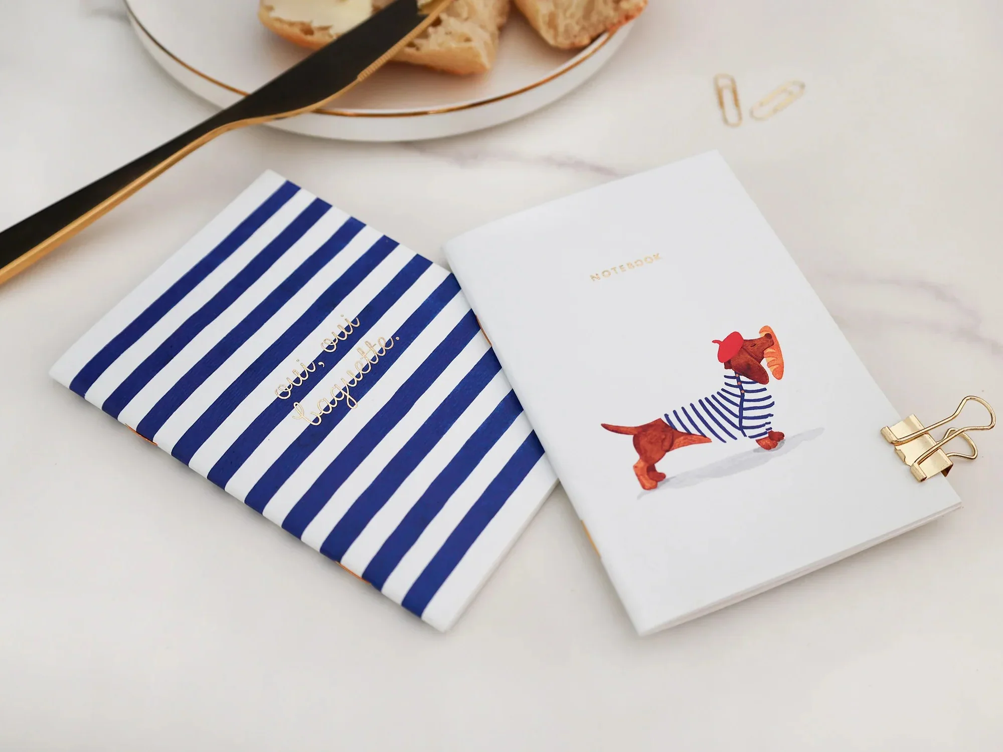 Lot de 2 carnets A6 - Duo Oui Baguette - ATWS - Image 8