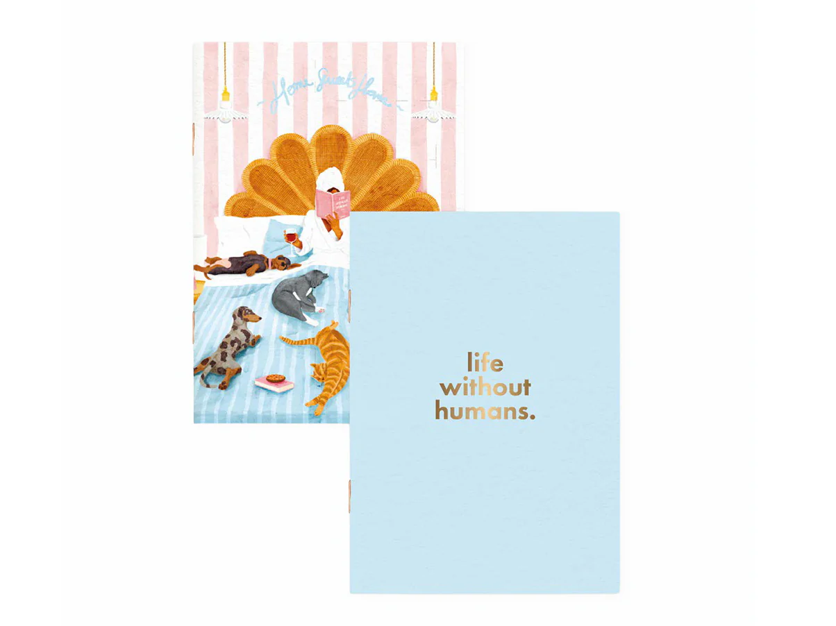 Lot de 2 carnets A6 - Duo Without Humans - ATWS