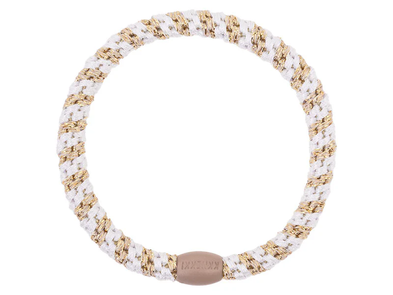 Elastique cheveux Beige Glitter Slim - Kknekki