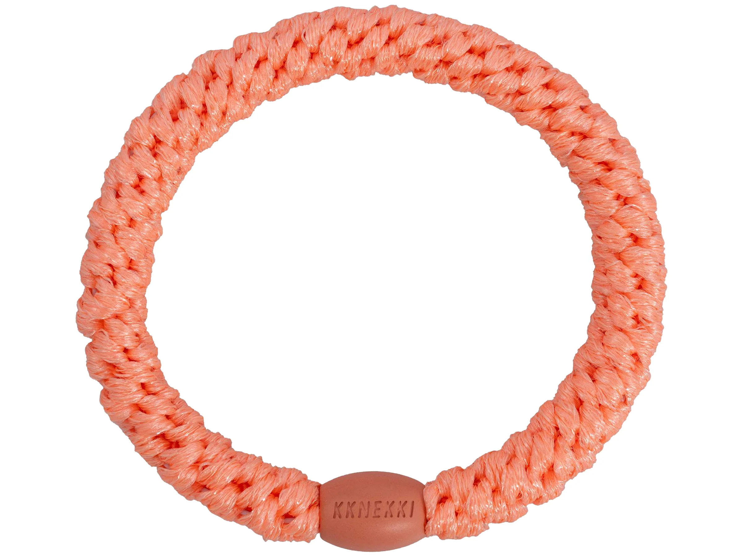 Élastique cheveux Sorbet melon pailleté - Kknekki
