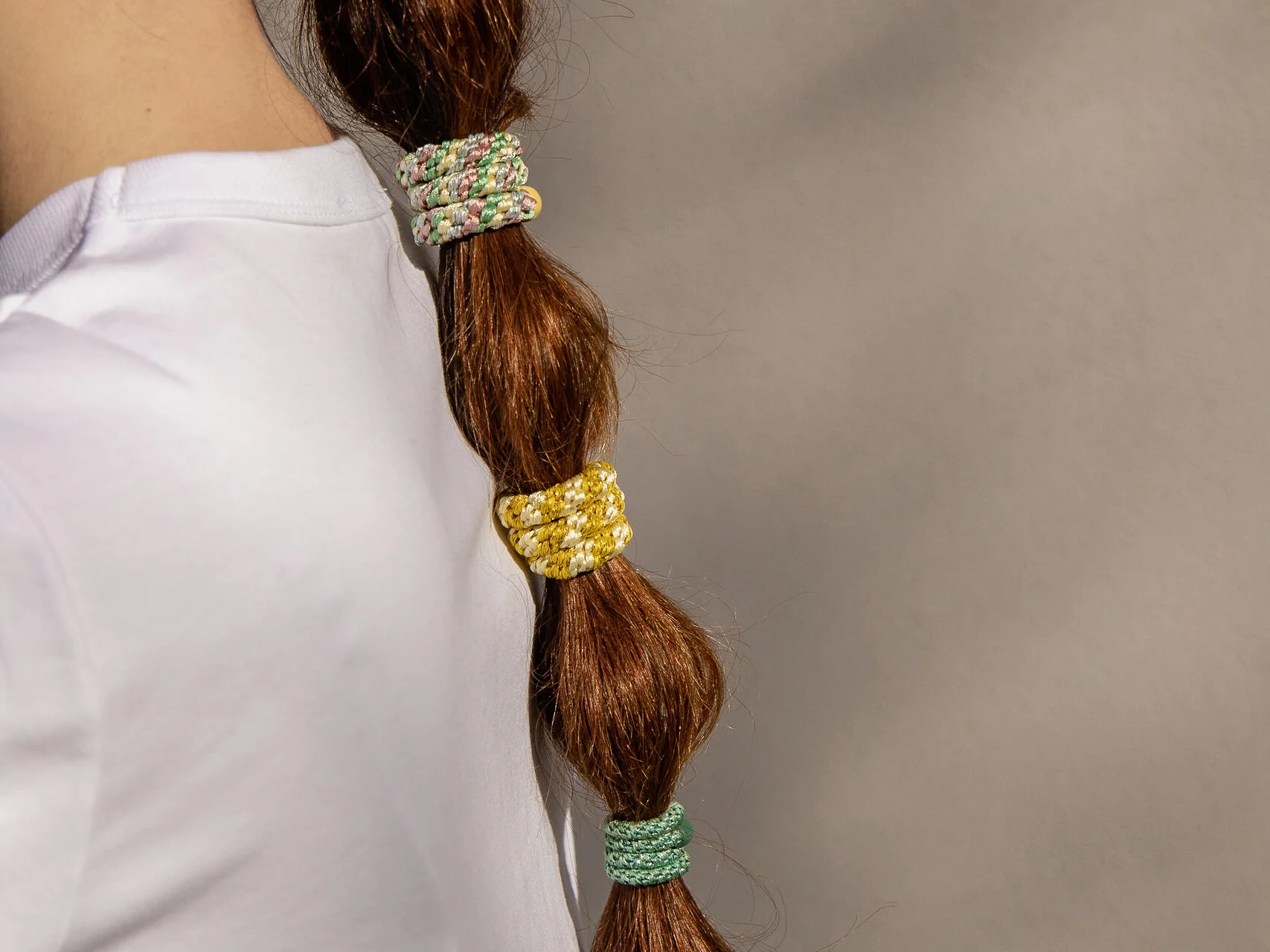 Élastique cheveux Rouge Brûlé - Kknekki - Image 5