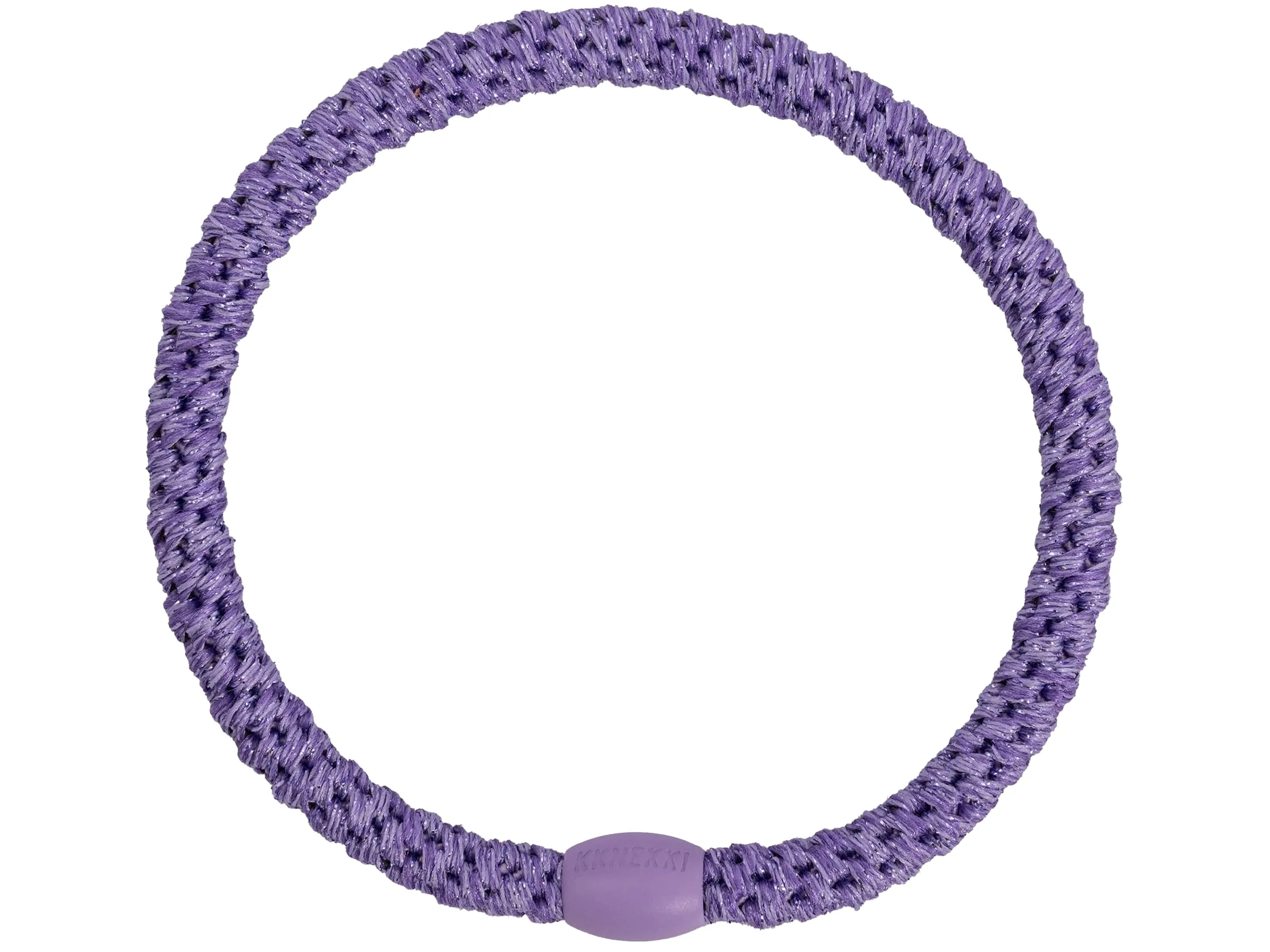 Élastique cheveux Slim Lilas pailleté - Kknekki