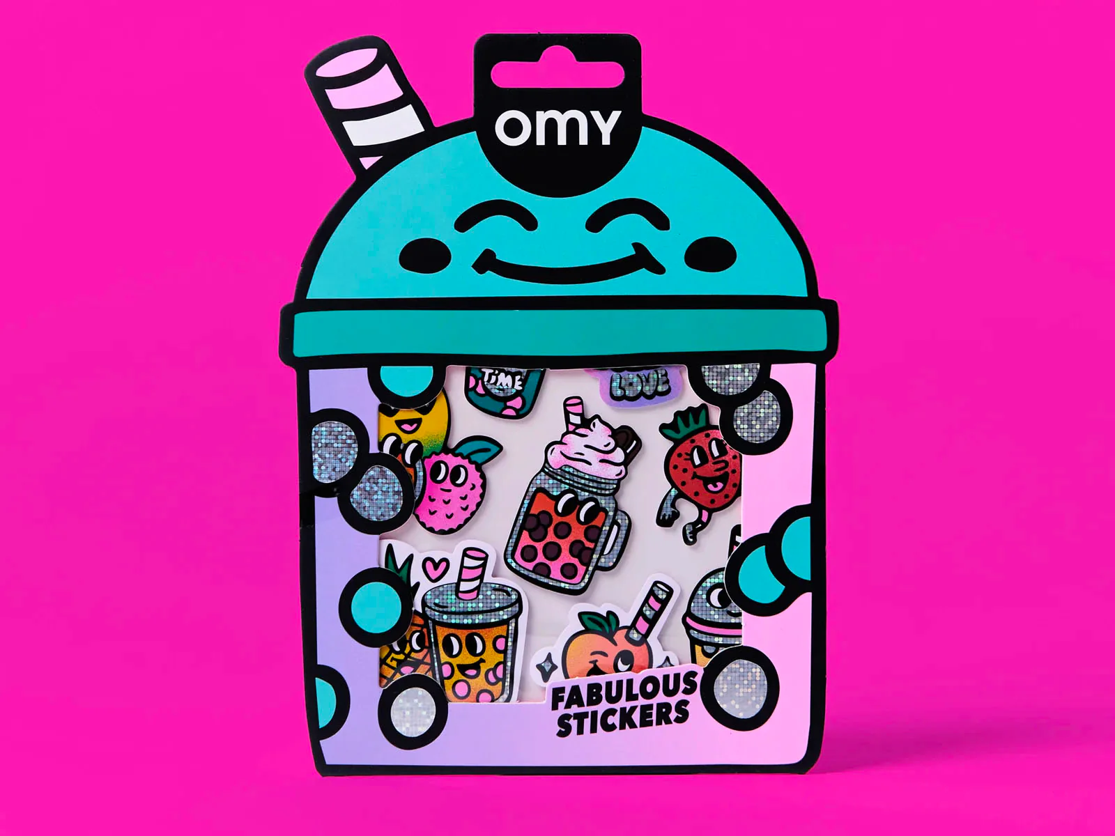 Fabulous Stickers Big - Bubble Tea - Bubble - OMY - Image 2