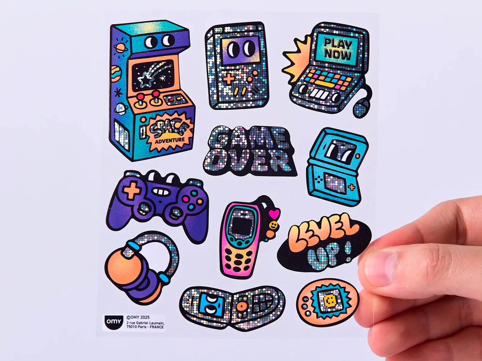 Fabulous Stickers Big - Video Game - OMY - Image 2