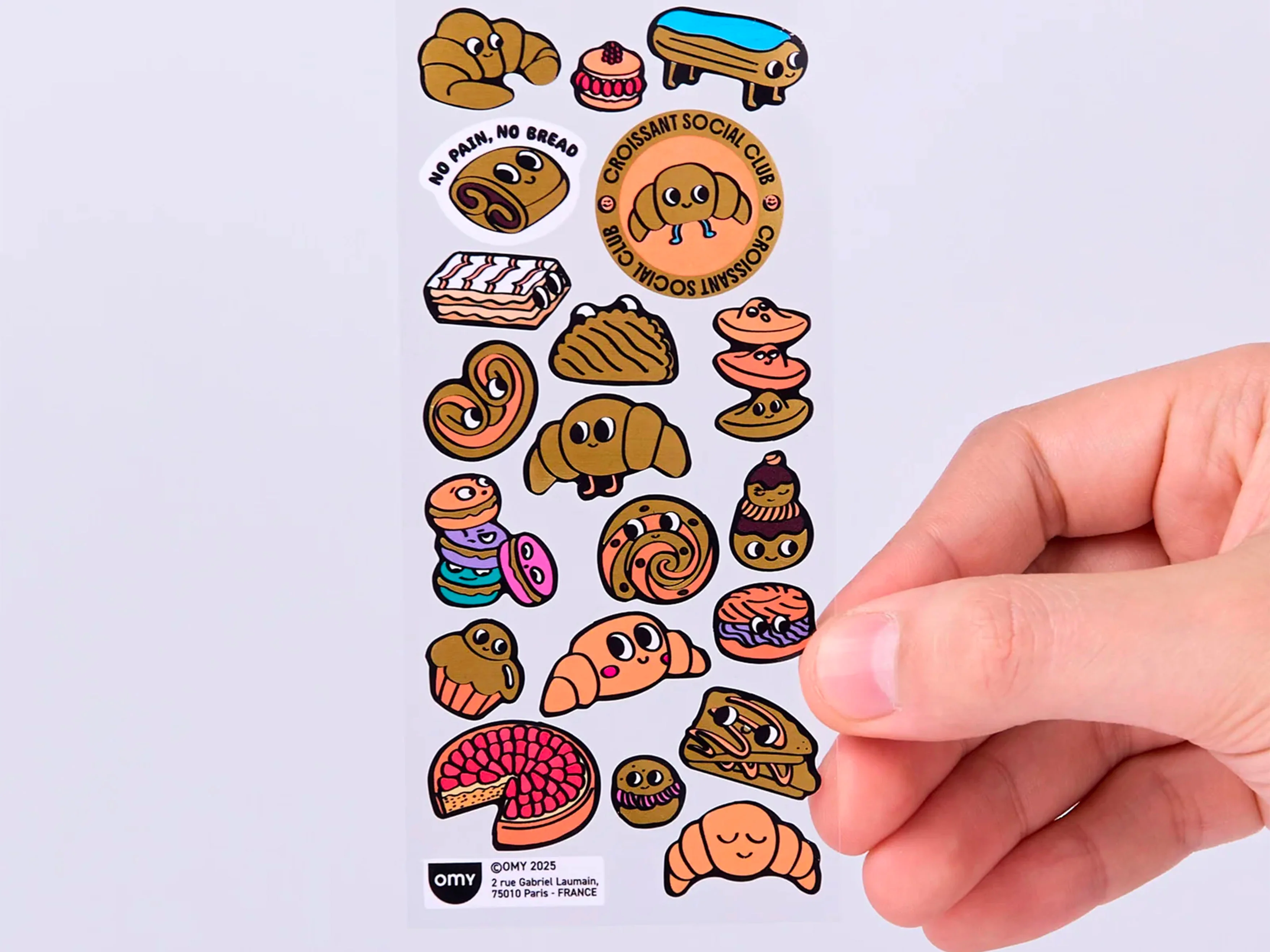 Fabulous Stickers Iconic - Croissant - Léon - OMY - Image 3