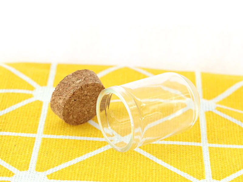 Fiole en verre ronde 4 cm - Image 4