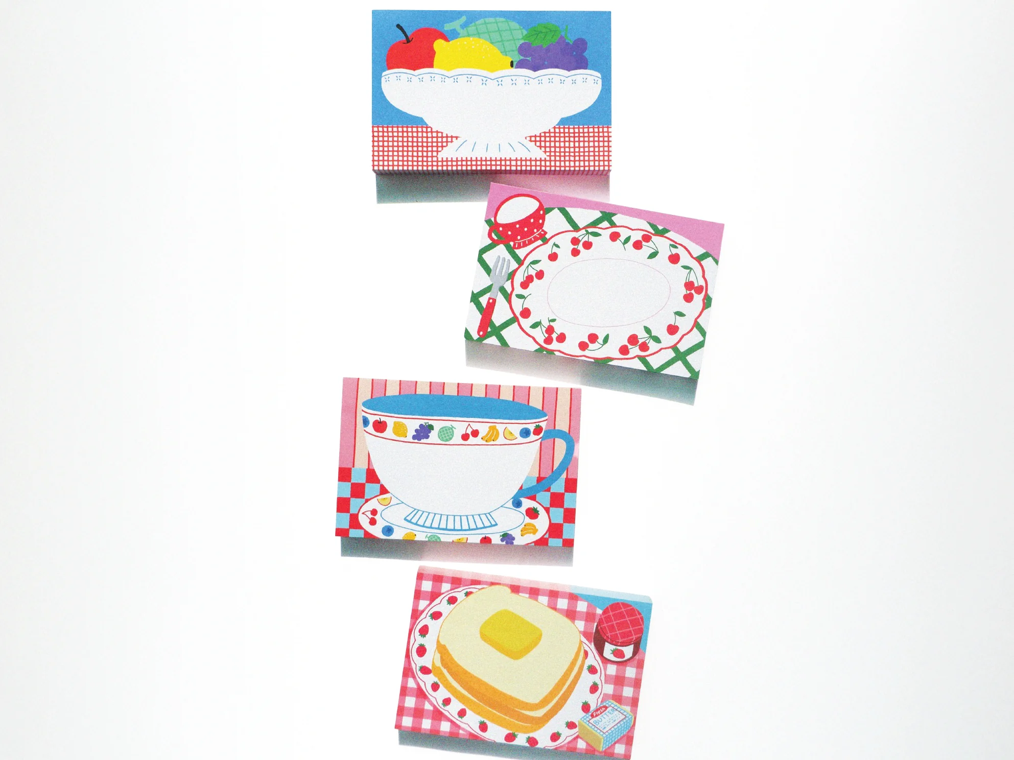 Mini bloc memo tasse vintage - Fruit fries Design Lab - Image 6