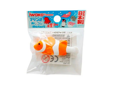 Gomme Individuelle - Animaux Marins 1 - Made in Japan (modèle aléatoire) - Image 3