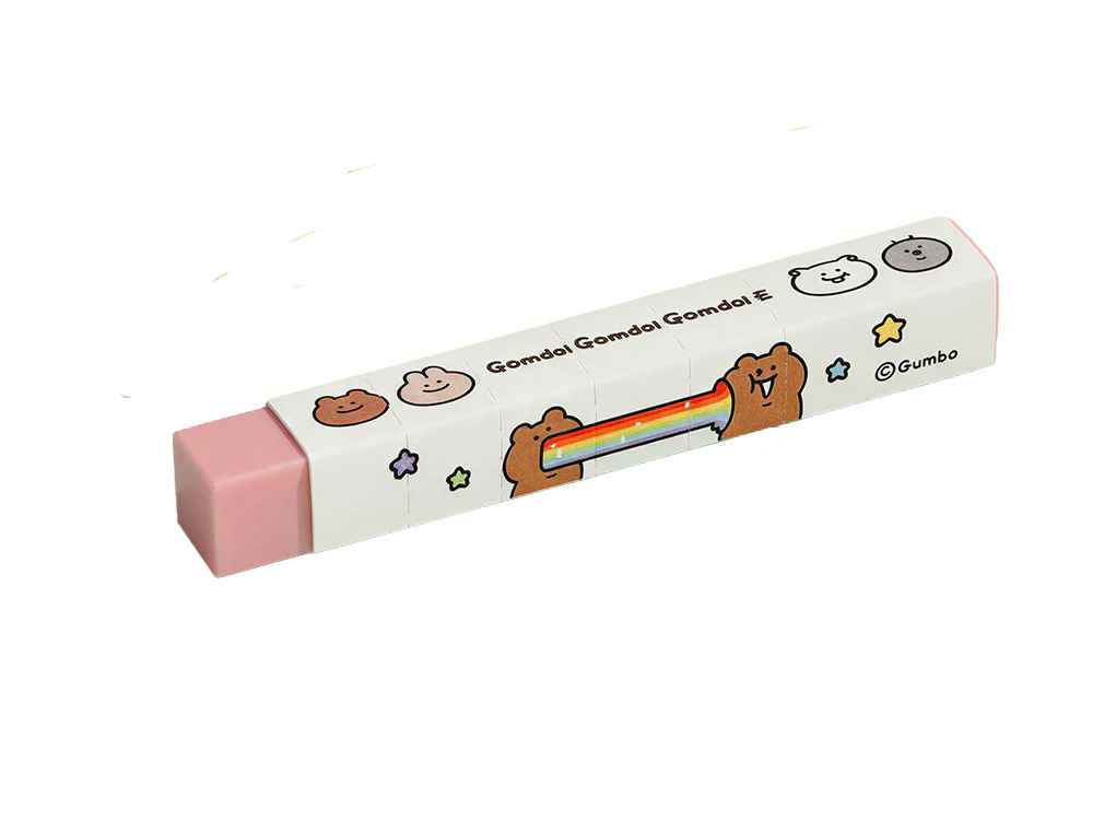 Gomme ours slim rose
