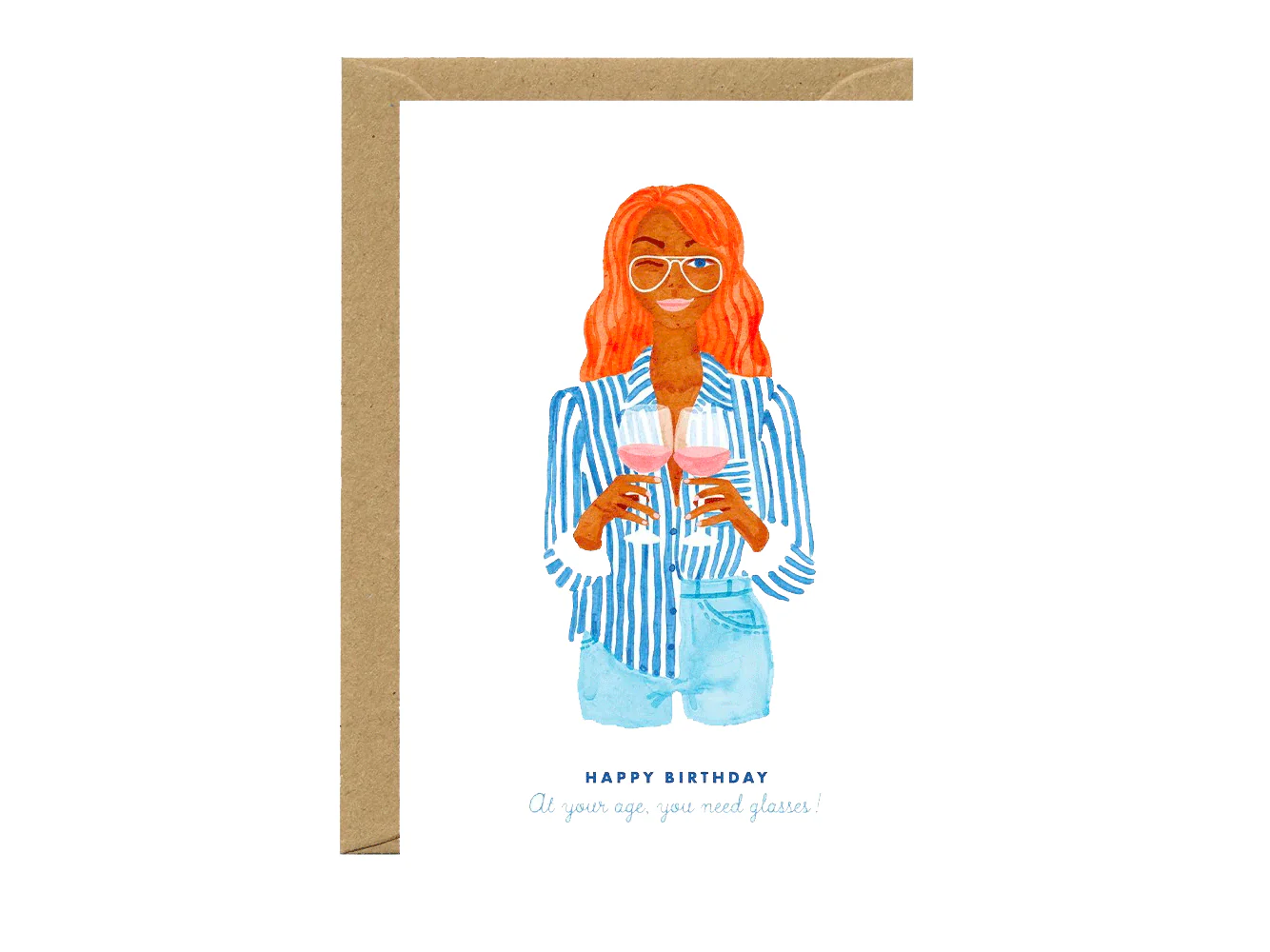Carte Happy Birthday You Need Glasses - ATWS