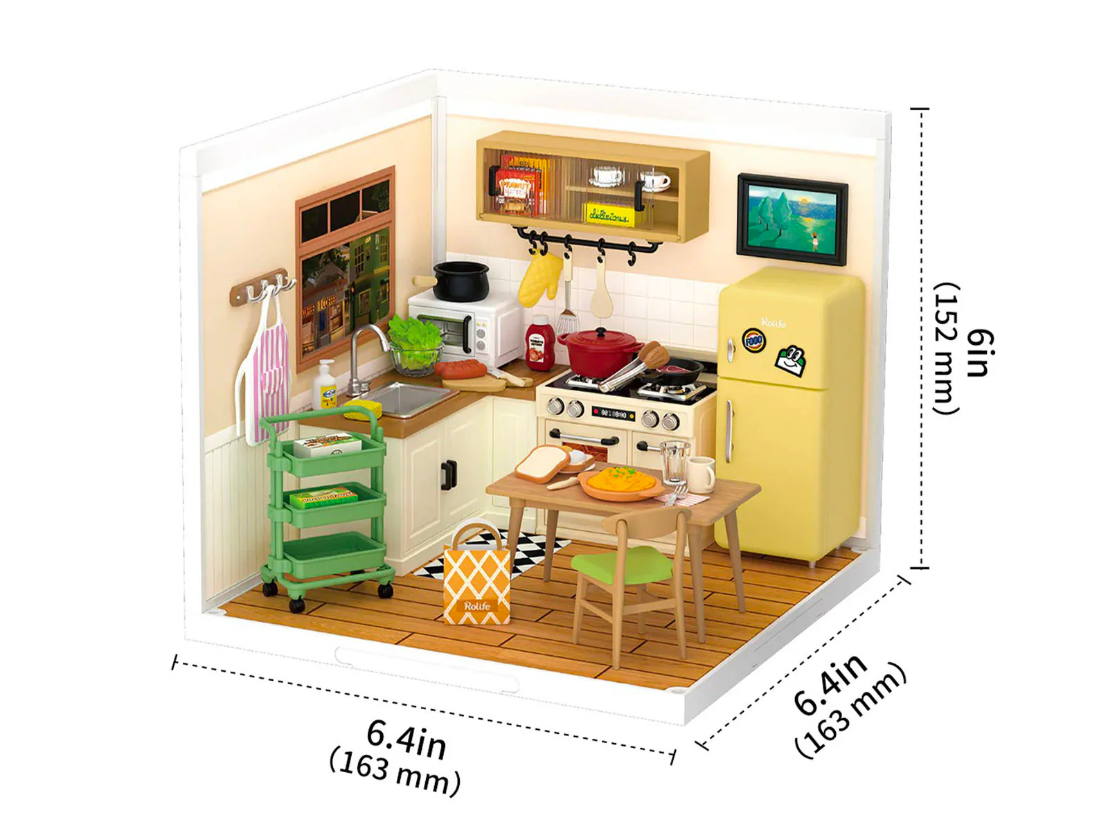 Maquette Cuisine Américaine - Robotime - Image 7