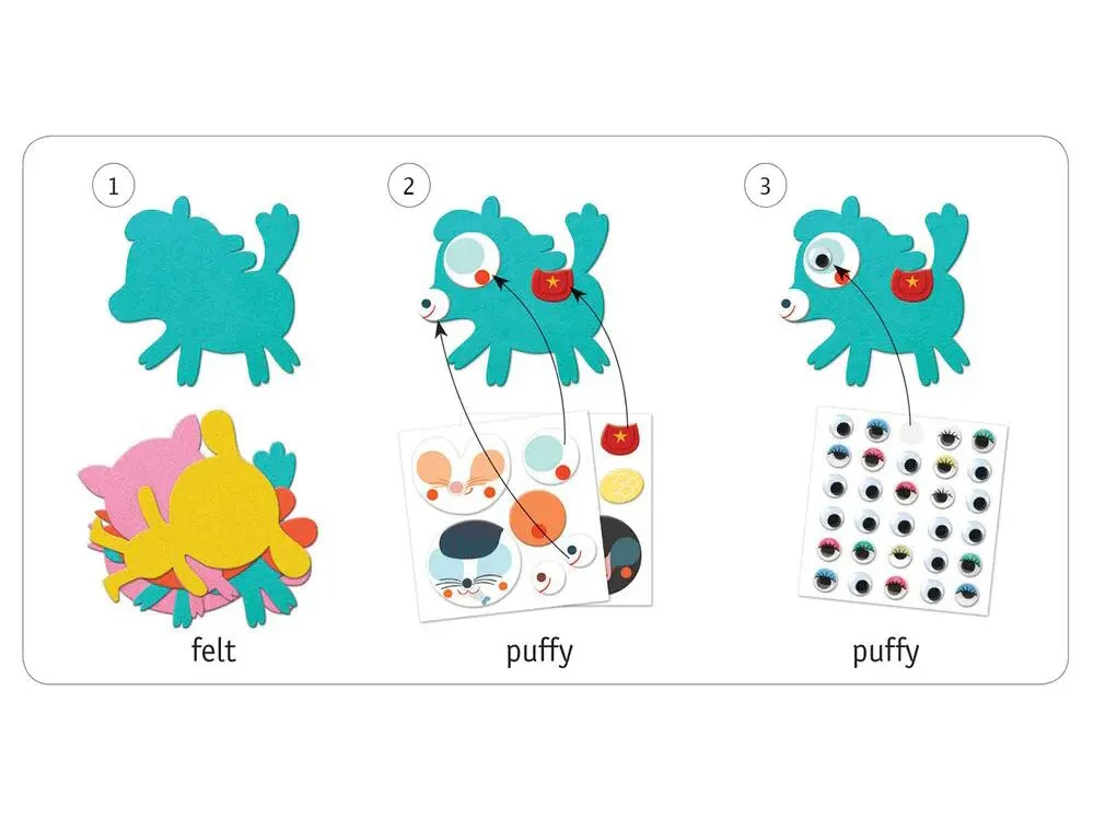 Gommettes Jâaime les animaux - Djeco - Image 2