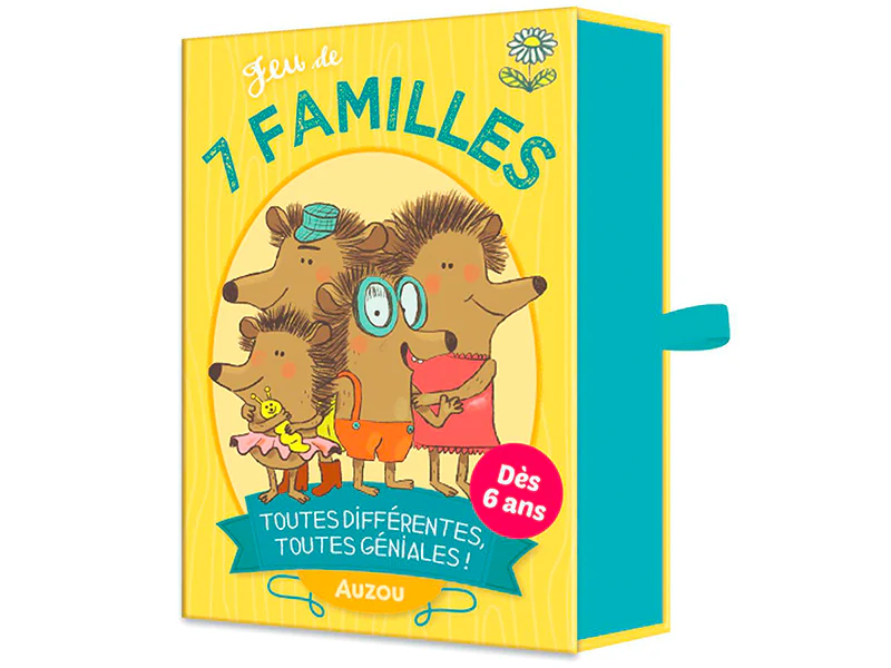 Jeu de 7 familles Toutes différentes, toutes géniales ! - Auzou