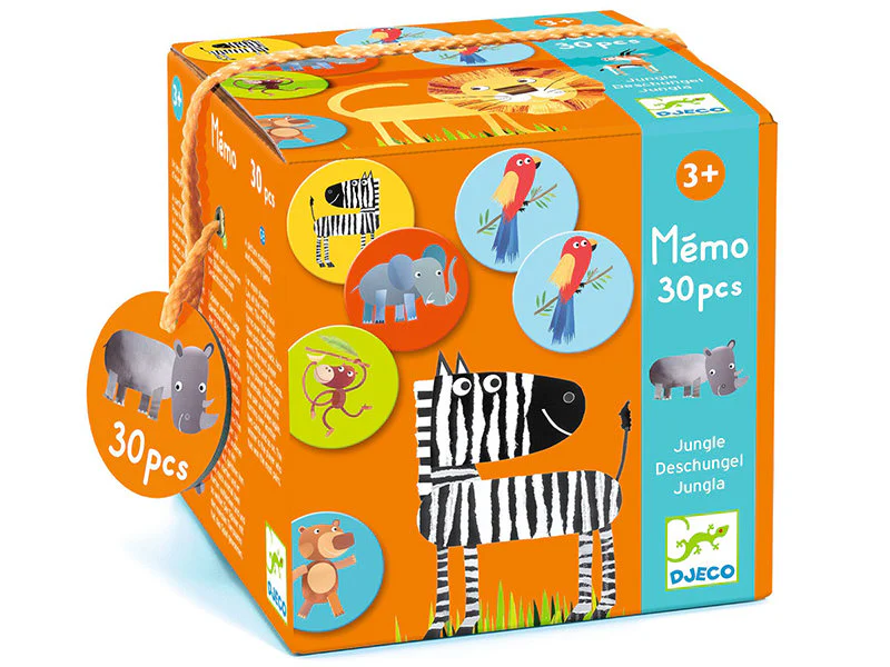 Jeu mémo jungle
