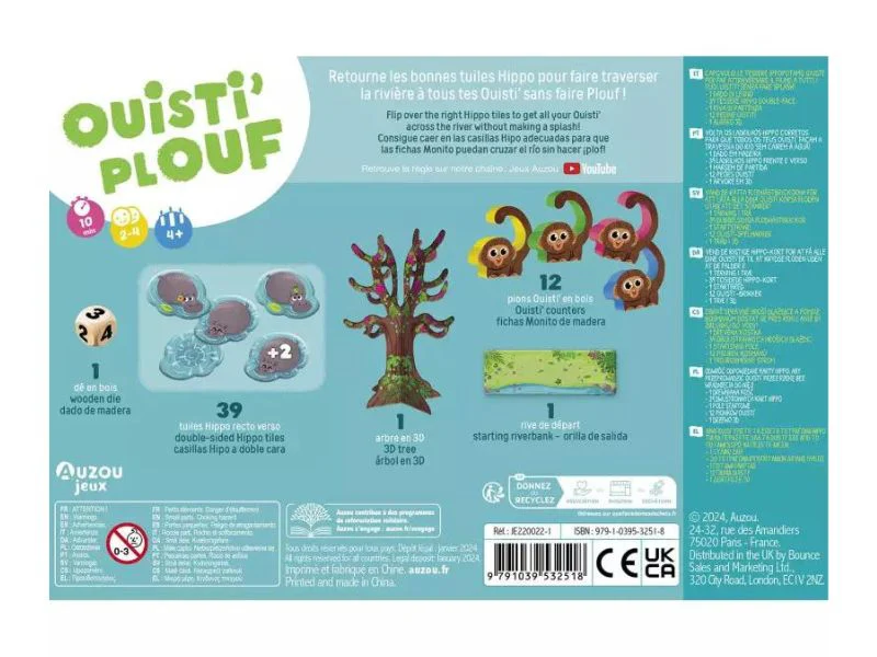 Jeu Ouisti'Plouf - Auzou - Image 2