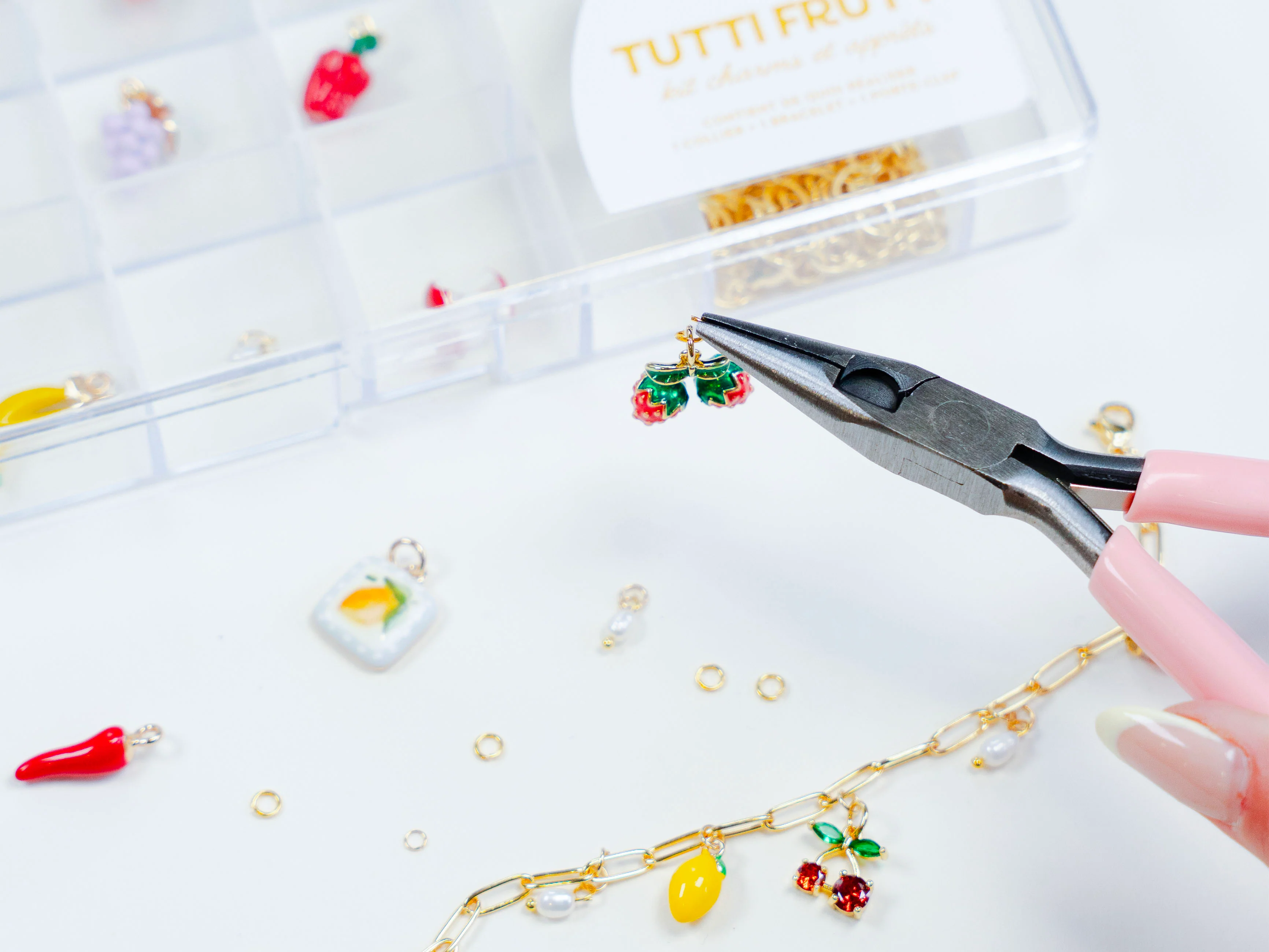 Kit Bijoux et Breloques DIY - Tutti Frutti - Image 5