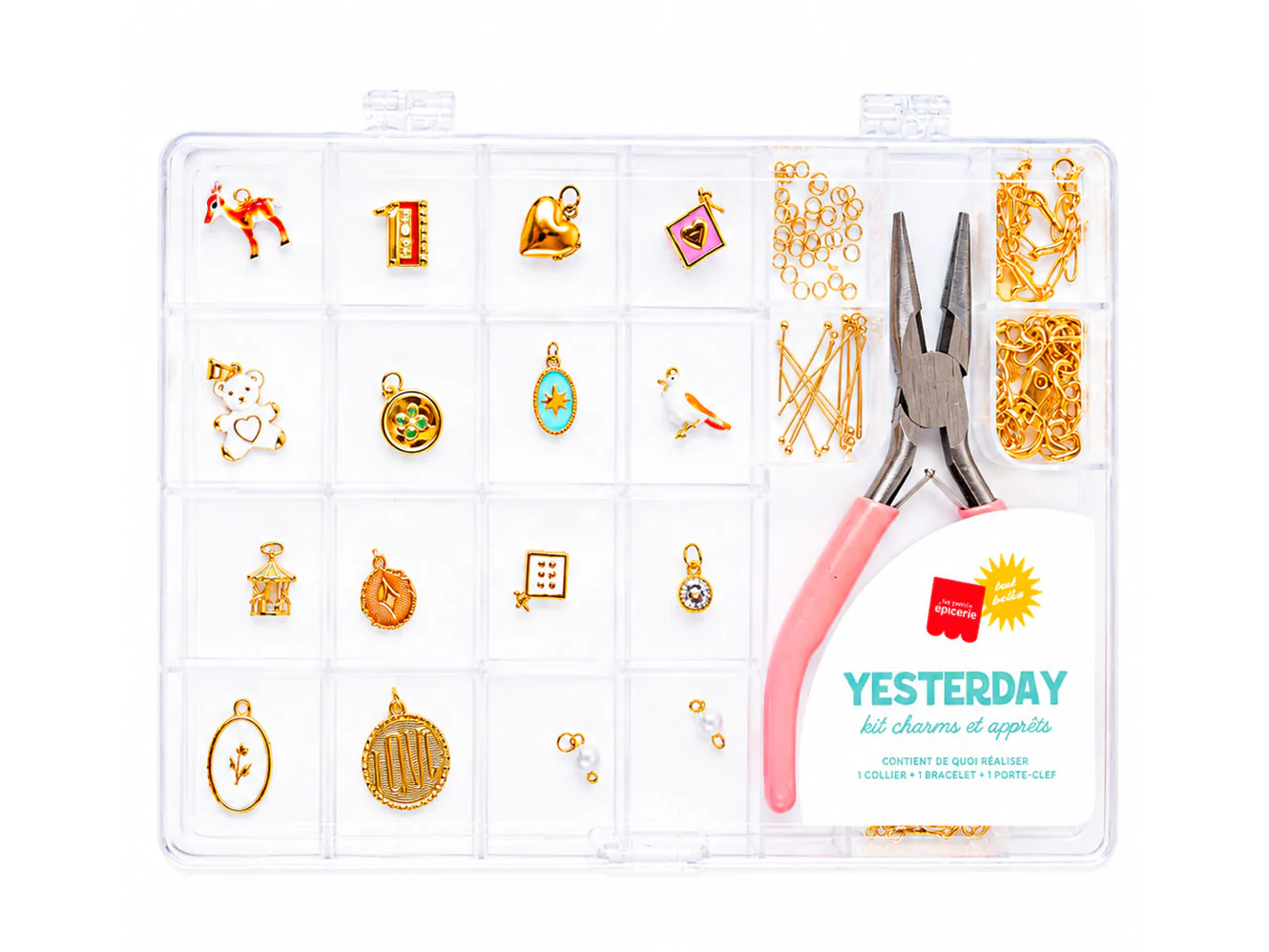 Kit Bijoux et Breloques DIY - Yesterday