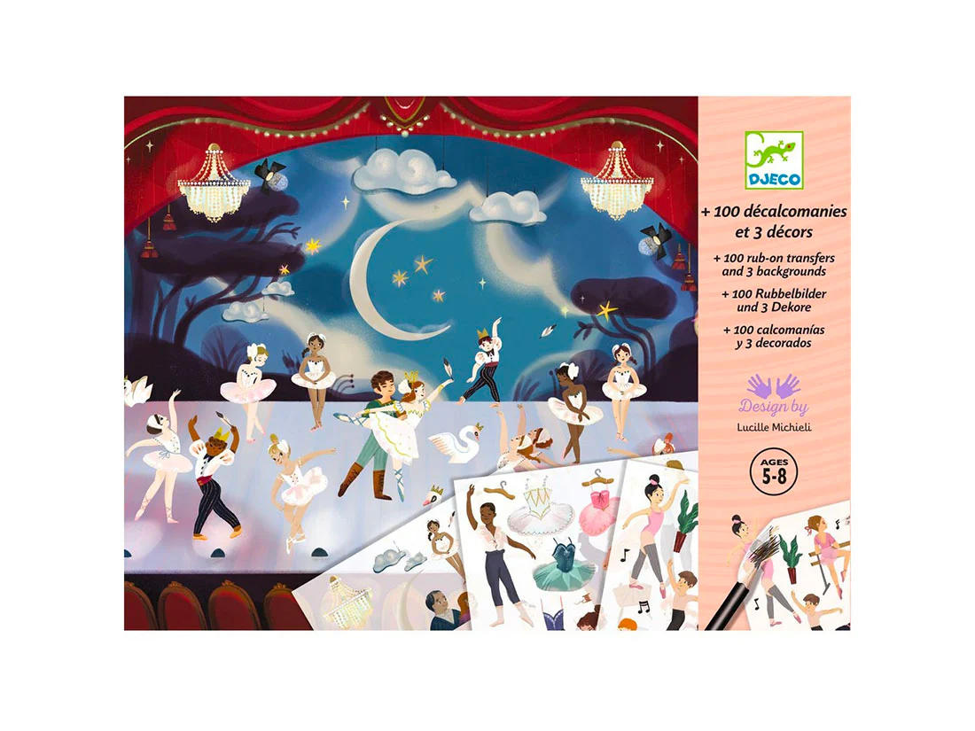 Kit créatif Décalcomanies Petits rats de l'Opéra - Djeco - Image 4