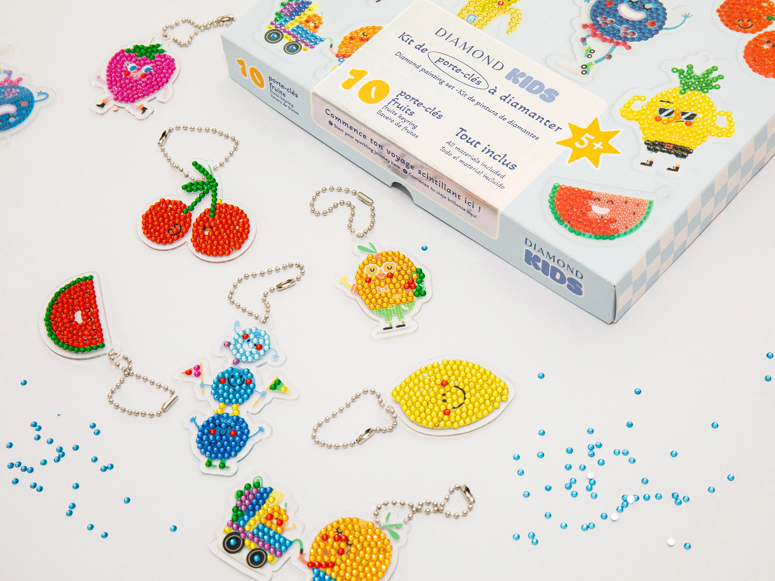 Kit créatif Diamond Painting kids - porte-clés - Image 7
