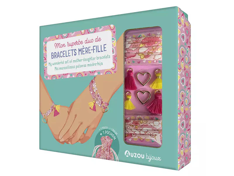 Kit créatif - Mon superbe duo de bracelets mère-fille - Auzou