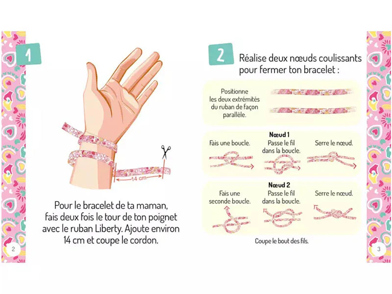 Kit créatif - Mon superbe duo de bracelets mère-fille - Auzou - Image 2
