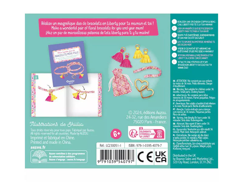 Kit créatif - Mon superbe duo de bracelets mère-fille - Auzou - Image 3