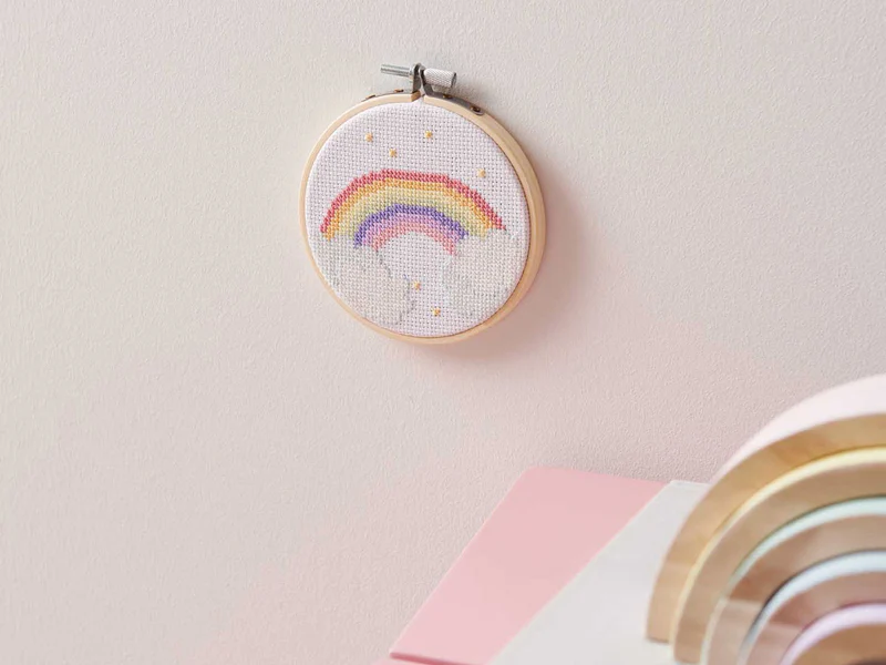 KIT DE BRODERIE ARC-EN-CIEL - RICO DESIGN - Image 5