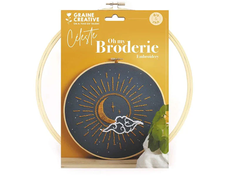 Kit de broderie décorative - Céleste