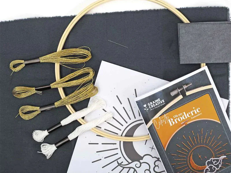 Kit de broderie décorative - Céleste - Image 4