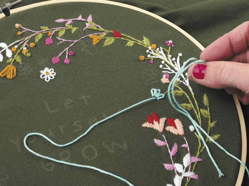 Kit de broderie décorative - Végétal - Image 3