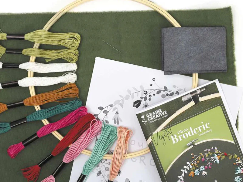 Kit de broderie décorative - Végétal - Image 4