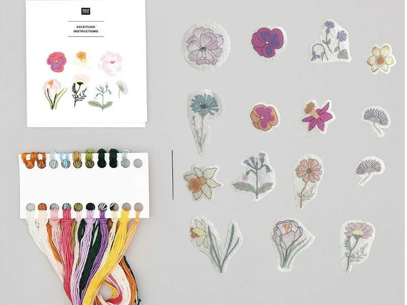 KIT DE BRODERIE FLEURS DE PRINTEMPS - RICO DESIGN - Image 2