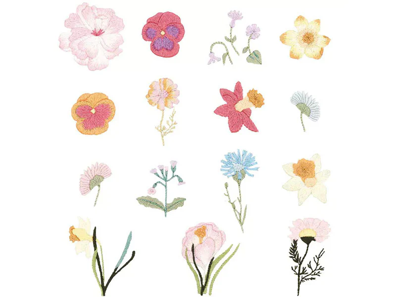 KIT DE BRODERIE FLEURS DE PRINTEMPS - RICO DESIGN - Image 3