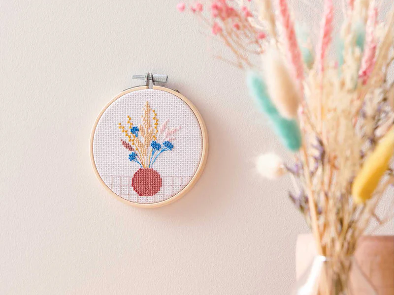 Kit de broderie fleurs séchées - Rico Design - Image 4