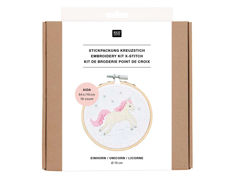 KIT DE BRODERIE LICORNE - RICO DESIGN