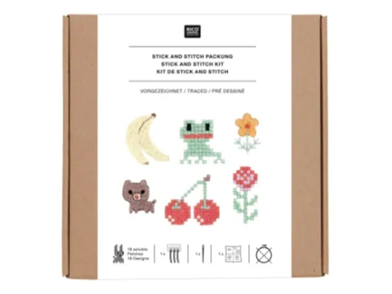KIT DE BRODERIE PIXEL ART MIX - RICO DESIGN