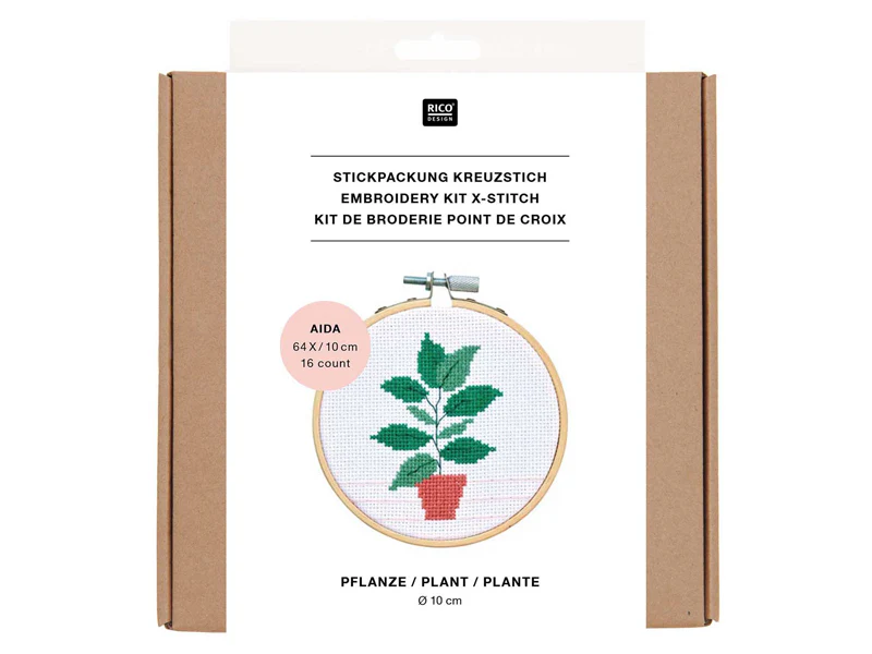 KIT DE BRODERIE PLANTE - RICO DESIGN