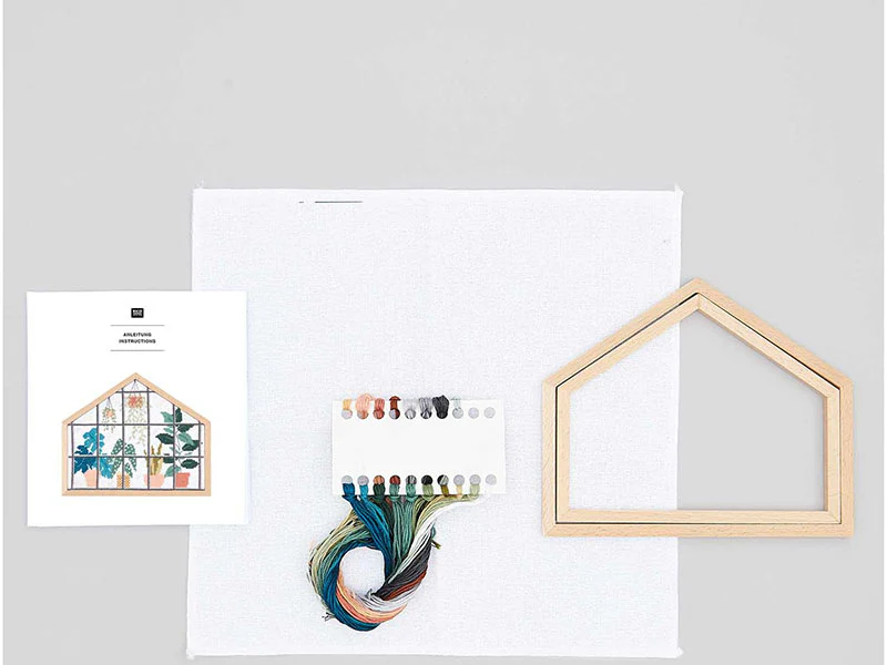 KIT DE BRODERIE POINT DE CROIX URBAN JUNGLE - RICO DESIGN - Image 3