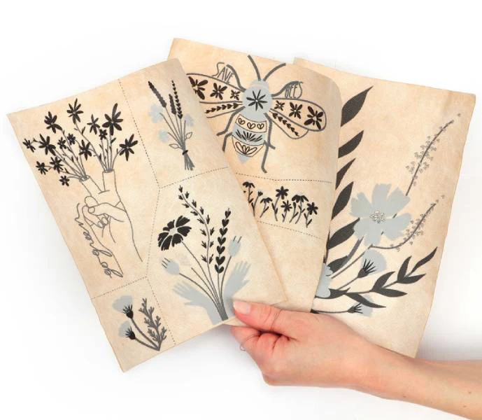 Kit de broderie sur vêtement - Nature - Image 3