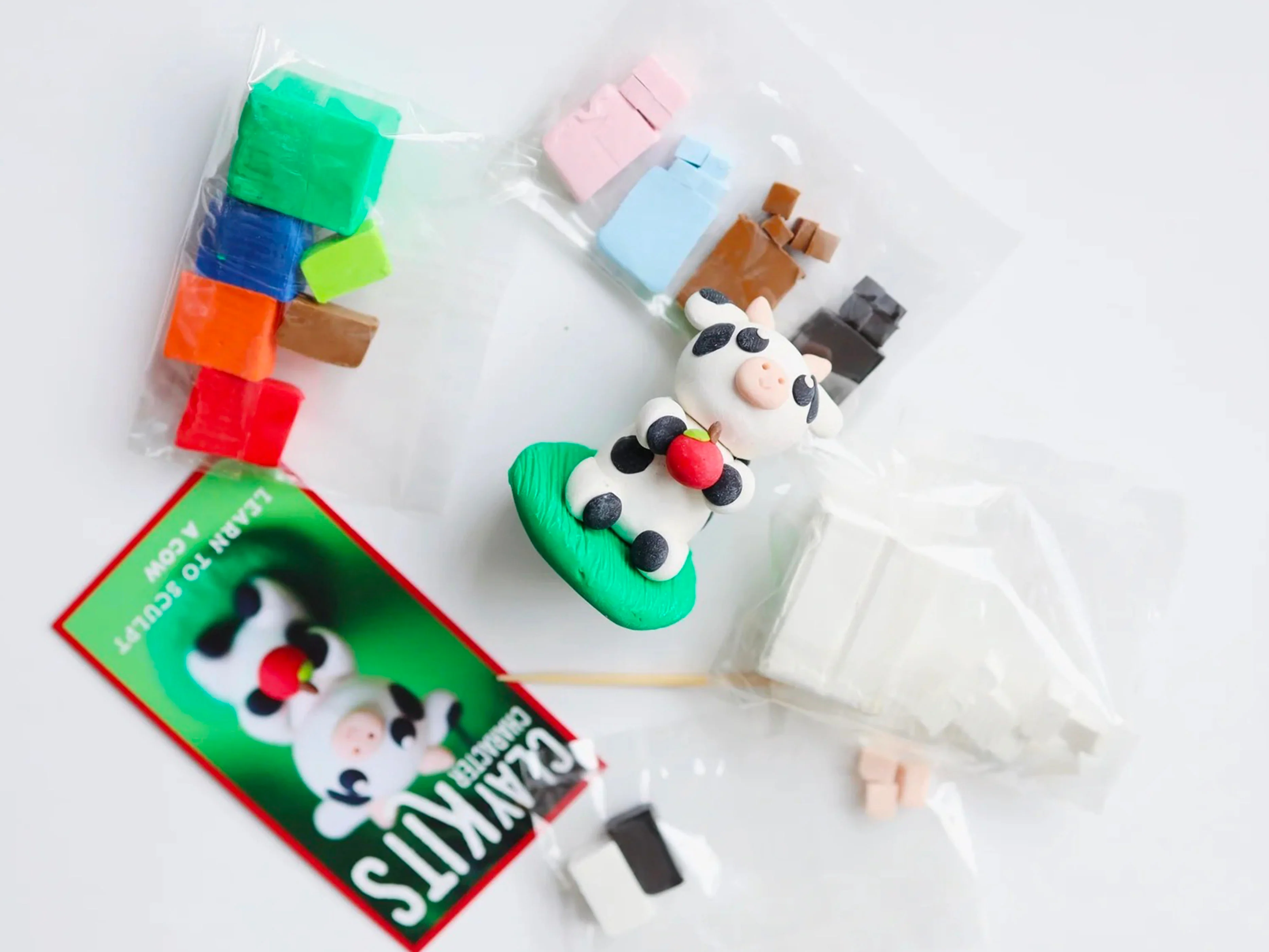 Kit de pĂąte polymĂšre - Calla la vache - Image 2