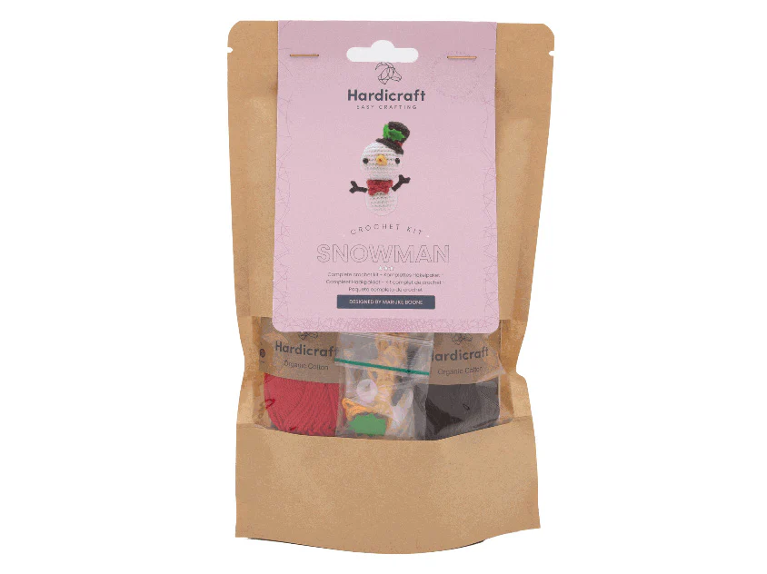 Kit crochet DIY - Mini Bonhomme de neige - Hardicraft