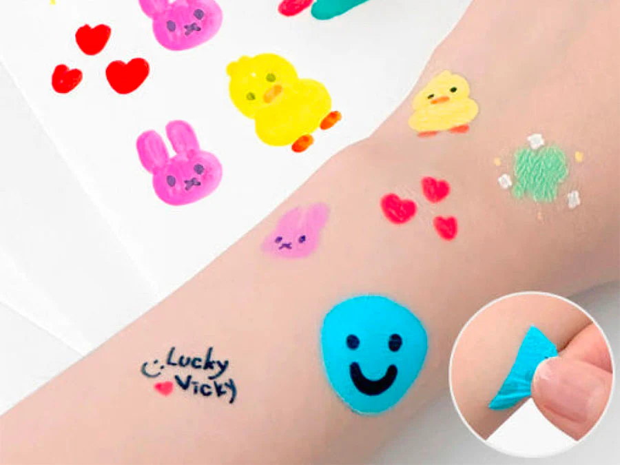Kit de feutres pour tatouages-stickers DIY - Image 2