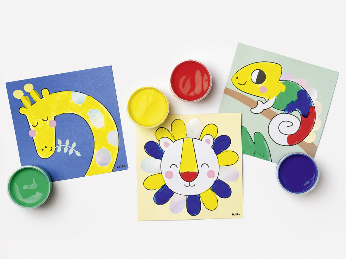 Kit de peinture aux doigts pour enfant - Happy Safari - Image 4