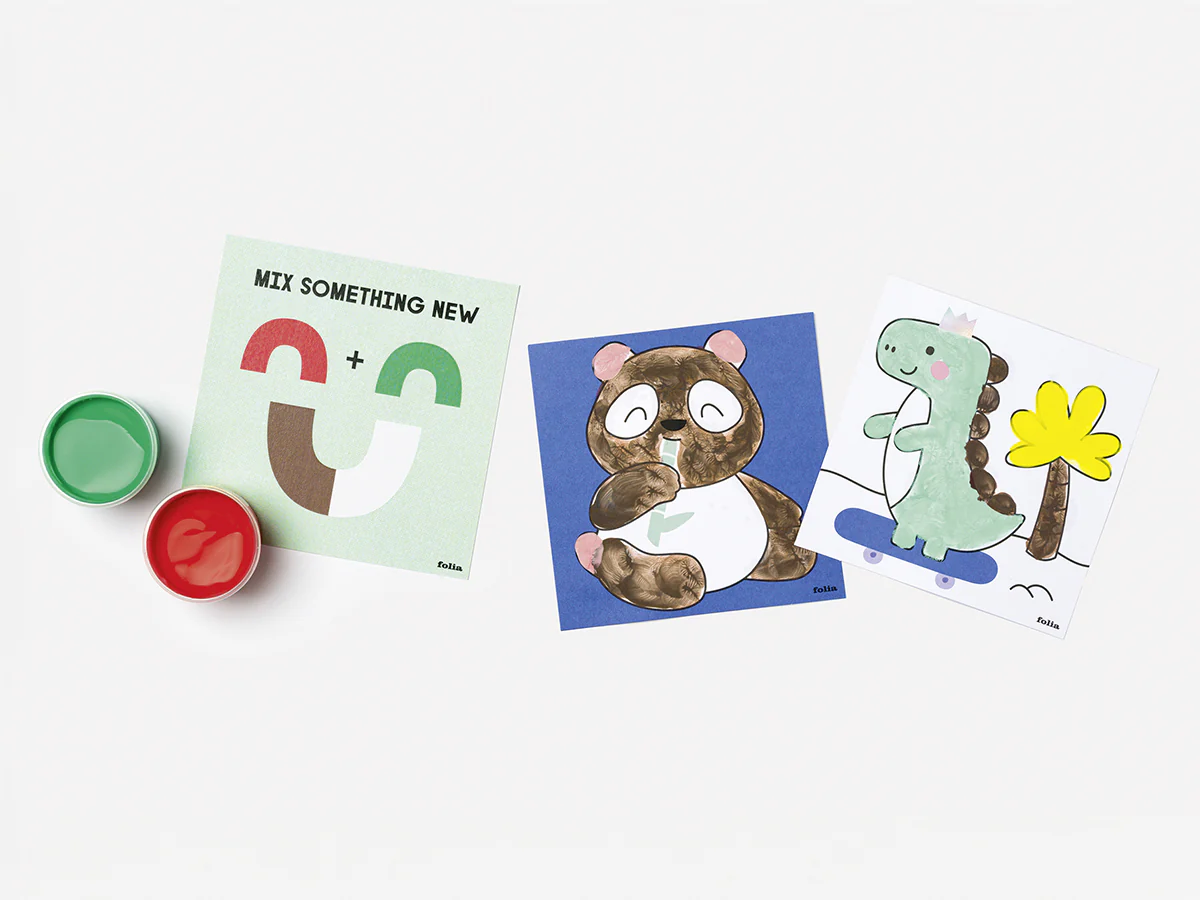 Kit de peinture aux doigts pour enfant - Happy Safari - Image 5