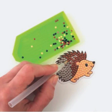 Kit diamant mosaïque sticker hérisson - Graine Créative - Image 2