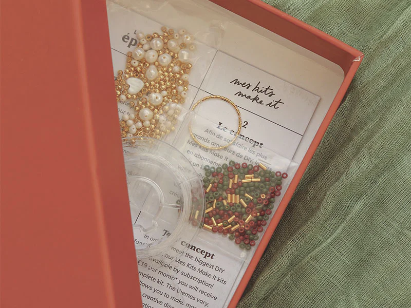 Kit DIY Bijouterie - Mes bagues en perles naturelles - Image 2