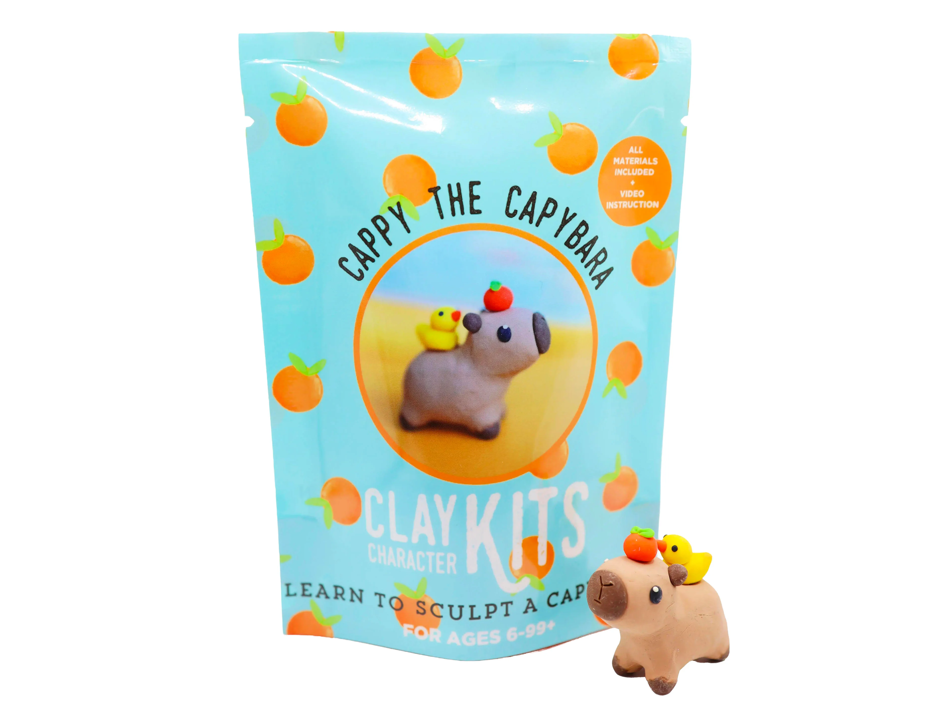 Kit de pâte polymère - Cappy le Capibara