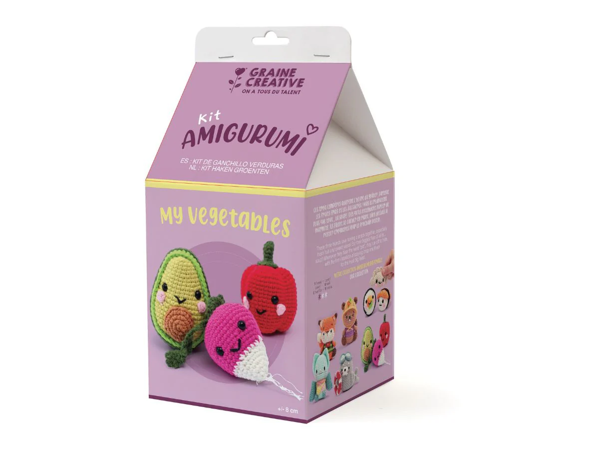 Kit Amigurumi - Mes légumes - Graine Créative