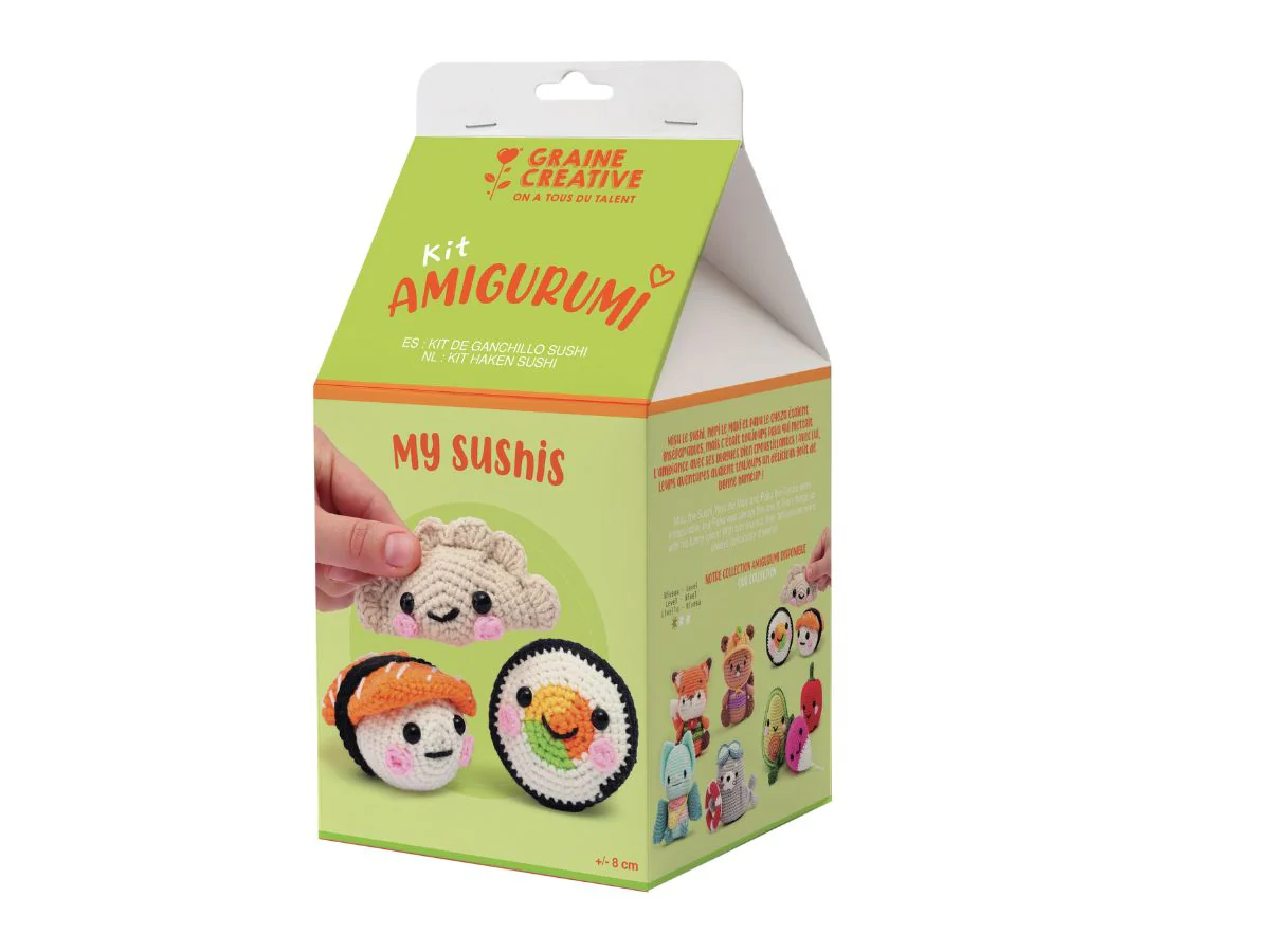 Kit Amigurumi - Maki & Sushi - Graine Créative